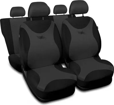 Produktbild von Autositzbezüge Universal Schonbezüge Sitzauflage PKW Auto für Skoda Fabia Grau