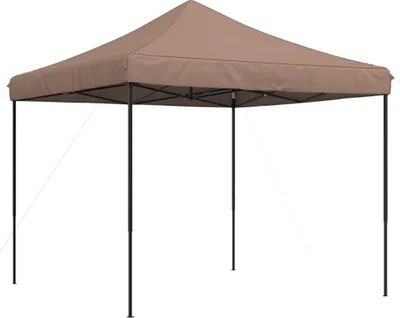 Productafbeelding van vidaXL Partytent, inklapbaar, pop-up model, bruin, 292x292x315 cm