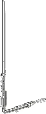 Produktbild von Roto Stulpflügelgetriebe NX - KSR Standard konstant L 445mm, Stahl verzinkt