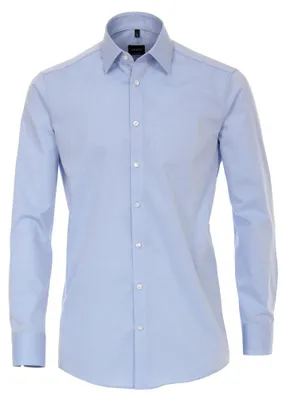 Produktbild von Bundle - Venti - Modern Fit - Bügelfreies Herren Langarm Hemd in verschiedenen Farben (001480), Größe:43, Farbe:Blau (115)