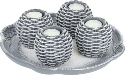 Produktbild von Lichtdekoration mit 4 Teelichthaltern