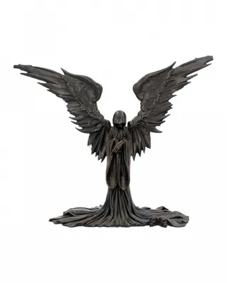 Produktbild von Schwarzer Schattenengel Statue als Deko