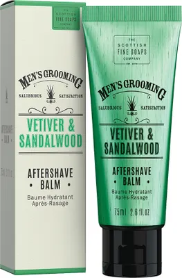 Productafbeelding van Scottish Fine Soaps Aftershave Balsem Vetiver & Sandelhout, 75 ml