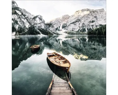 Produktbild von Giclée Leinwandbild Wildsee III 80x80 cm