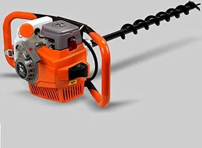 Zdjęcie produktu dla 71CC 2-suwowy świder do ziemi Świder do ziemi Świder do pali Benzynowy świder do ziemi + 3 zestawy wierteł Z wiertłem 4" 6" 8" Świder do ziemi do ogrodzeń Świder do słupków