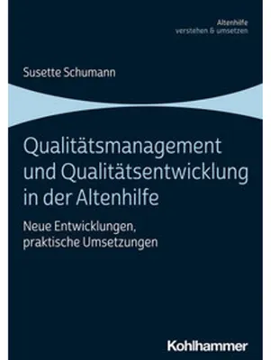 Obrázek produktu pro Qualitätsmanagement und Qualitätsentwicklung in der Altenhilfe