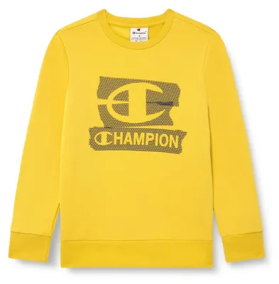 Productafbeelding van Champion Legacy sweatshirt voor jongens, geel, maat S
