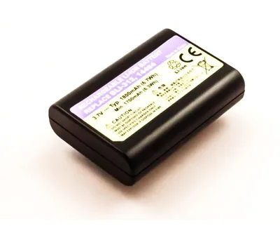 Produktbild von Akku für Leica  Li-Ion 3,7 Volt 1600 mAh schwarz.