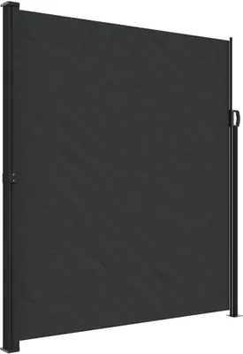 Produktbild von vidaXL Seitenmarkise Ausziehbar Schwarz 220x300 cm