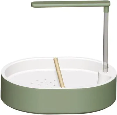 Produktbild von Automatisches Vogelbad - Vogelbad mit Selbstreinigung - 31,8 x 28 x 25 cm - Weiß