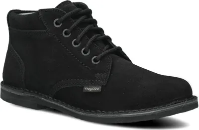 Produktbild von nagaba Stiefeletten Damen Boots Schnürschuhe für Frauen Lederschuhe, Schwarz, 36