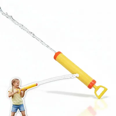 Produktbild von 45 cm Wasserpistole mit 12 m Reichweite - Leistungsstarke Wasserkanone für Kinder und Erwachsene - Spritziger Sommerspaß für Garten, Pool und Strand