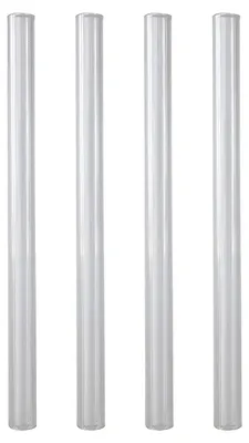Produktbild von 50x Trinkhalme aus Glas transparent Ø9mm 15cm