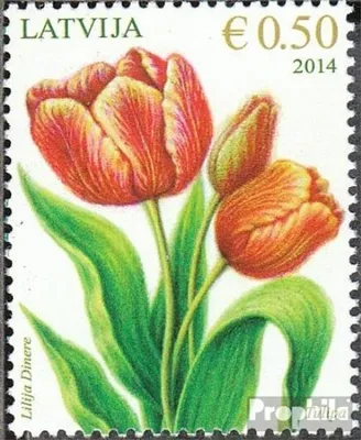 Produktbild von Briefmarken Lettland 2014 Mi 898 (kompl.Ausg.) postfrisch Blumen