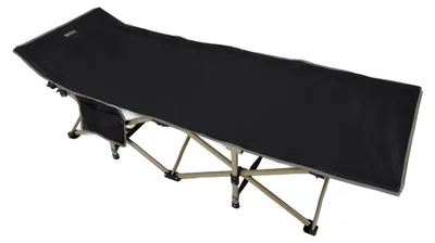 Produktbild von Regatta Isla Camping Klappbett Schwarz  Schwarz One Size