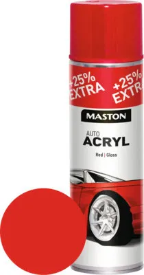 Produktbild von Sprühlack Maston AutoACRYL Metallschutz rot 500 ml