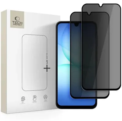 Image de Tech-Protect Glass Spy+ 2-Pack pour Samsung Galaxy A16 4G / 5G / A26 5G / A17 4G / 5G