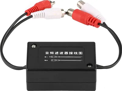Image de Filtre audio stéréo pour voiture Isolation de l'amplificateur automobile Suppresseur de bruit