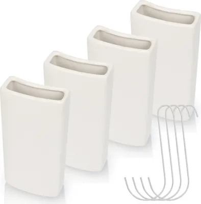 Zdjęcie produktu dla SWANEW 4er Parownik 400ml Nawilżacz Podgrzewacz Ceramiczny Biały Parownik Wodny Parownik Wodny