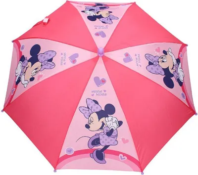 Image de Disney Minnie Mouse Parapluie pour enfants Parapluie pliant - Protection élégante contre la pluie, Ø 64 cm