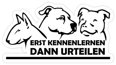 Produktbild von Spreadshirt Listenhund Spruch Sticker Aufkleber, 10 x 10 cm, Mattweiß
