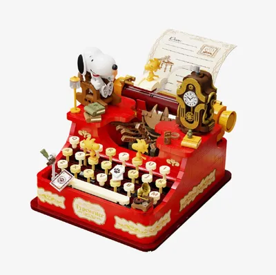 Produktbild von Pantasy 86917 Snoopy Schreibmaschine Peanuts 1.500 Teile Klemmbausteine Bausteine