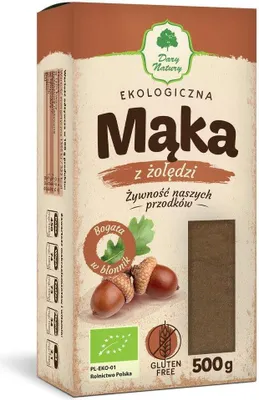Obrázok produktu pre BEZLEPKOVÁŽALUDOVÁ MÚKA 500 g - DARY NATURY