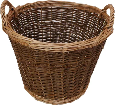 Produktbild von Füllkorb aus Weide, mit Griffen, Holzkorb, Pflanzkorb, Kartoffelkorb
