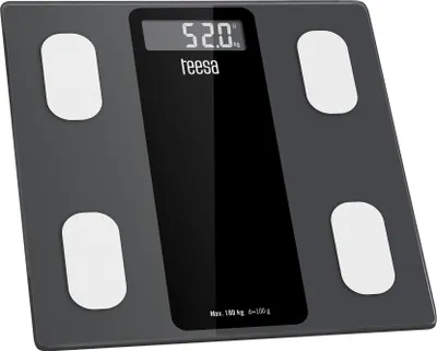Obrázek produktu pro Teesa TSA0813 Analytická osobní váha Bluetooth 180 kg, šedá