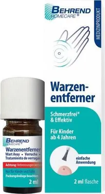Obrázok produktu pre Behrend odstraňovač bradavíc tekutý 2 ml