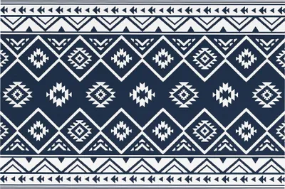 Produktbild von Outdoorteppich Terrassenteppich, wetterbeständig, modernes Design, 182 cm x 274 cm x 0,3 cm, Schwarz + Weiß