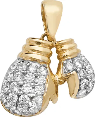 Image de Pendentif Femme Or 375/1000 avec Oxyde de Zirconium - 23mm*18mm; TRS23683