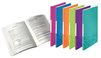 Obrázek produktu pro Leitz WOW, Modrá, Metalická, Polyvinylchlorid (PVC), 20 kapsy/kapes, A4, 231 mm, 13 mm