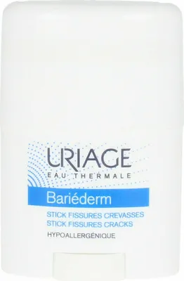 Zdjęcie produktu dla Uriage Bariéderm, Kremowy, Unisex, Regeneracja, Zmiękczający, Kojąca, Skóra uniwersalna, 22 g, Pałeczka