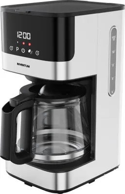 Image de Machine à café Inventum Café filtre 1,5L 12 tasses Acier inoxydable noir Minuteur