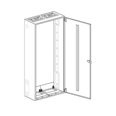Produktbild von ABN Wandgehäuse IP41 ST/Kst B550xH1400xT210mm