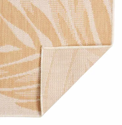 Produktbild von vidaXL Outdoor-Teppich Flachgewebe 120x170 cm Blattmuster