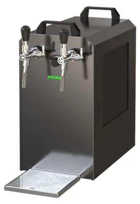 Immagine prodotto di Spillatore birra, Dispenser birra, Macchina per birra con pompa a membrana STREAM 80K 2-linee - dry cooler
