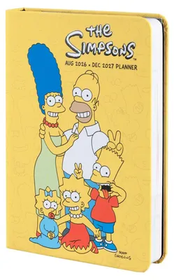 Immagine prodotto di "The Simpsons" – Agenda accademica 2026/27, formato A6. *Versione inglese.*