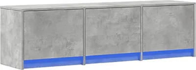 Zdjęcie produktu dla Szafka pod telewizor z LED z szufladą Betonowy 140 x 34 x 40 cm