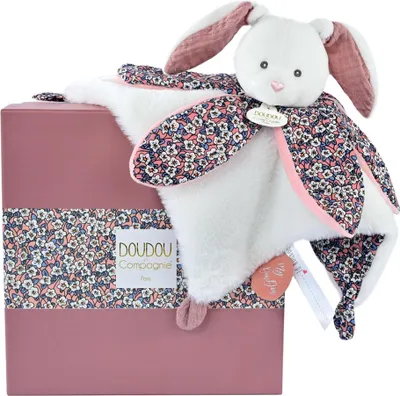 Image de Coffret cadeau Doudou - crapaud lapin en peluche