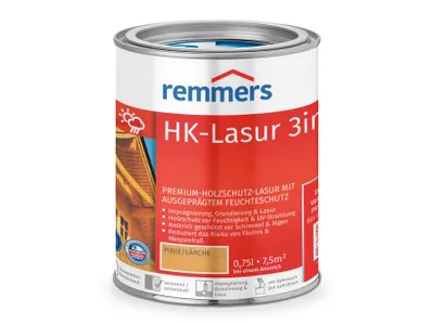 Obrázok produktu pre Remmers HK-Lasur 0,75 L Eimer Pinie/Lärche