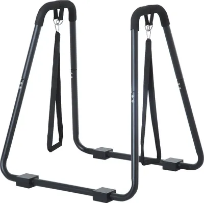 Zdjęcie produktu dla Fortuna Lai Dipstation stabilny stojak do dipów z trenażerem do podciągania się, solidna stalowa rama, czarna, 90 x 81 x 92,5 cm, do efektywnego treningu siłowego