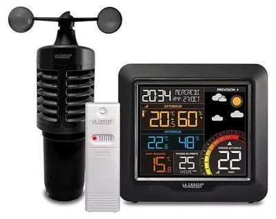 Immagine prodotto di Stazione meteorologica bianca/nera La crosse technology WS6861-BLA