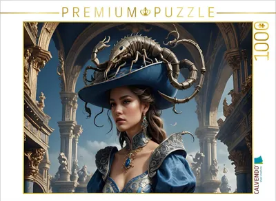 Produktbild von CALVENDO Puzzle Skorpion 24. Oktober - 22. November | 1000 Teile Lege-Größe 64x48cm Foto-Puzzle für glückliche Stunden