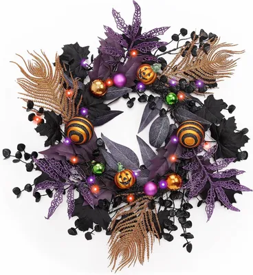 Obrázok produktu pre 46 cm, veniec na Halloween - dekorácie na Halloween
