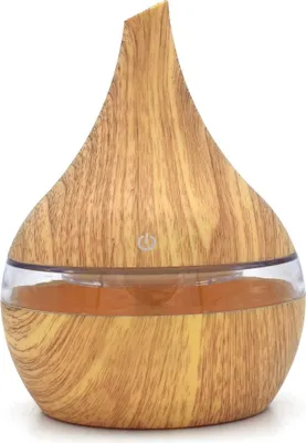 Obrázok produktu pre 300ml USB elektrický aróma vzduchový difuzér Zvlhčovač vzduchu Drevo Esenciálny olej Aromaterapia Cool Mist Maker pre domácu kanceláriu
