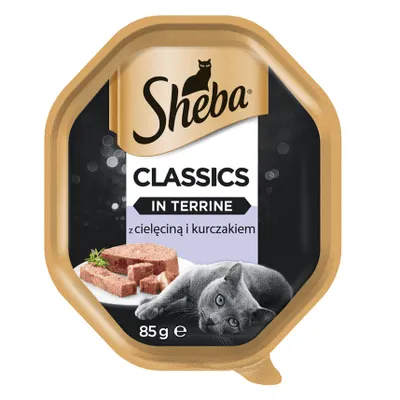 Produktbild von Sheba Kalb und Huhn, Adult, jede Rasse, Huhn, Kalbsfleisch, 85 g