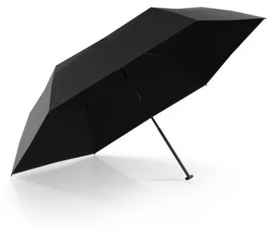 Obrázek produktu pro Knirps KNIRPS US.050 BLACK WITH BLACK - lehký skládací plochý deštník