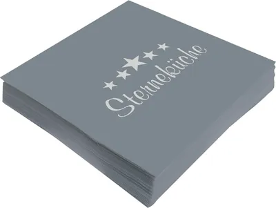 Produktbild von 5 x 20 Servietten Sterneküche 33 x 33 cm